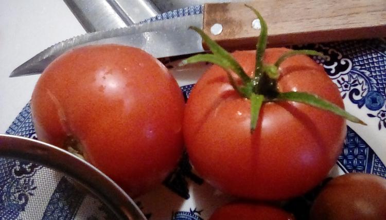 Big Boy F1 tomato fruit, whole.